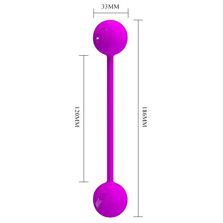 Вагінальні кульки PRETTY LOVE -KEGEL BALL III PRETTY LOVE BI-014796 98996 - фото 4