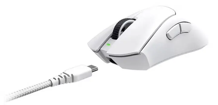Компьютерная мышь Razer Deathadder V3 Pro USB-A/WL/BT белый teh0013989 - фото 4