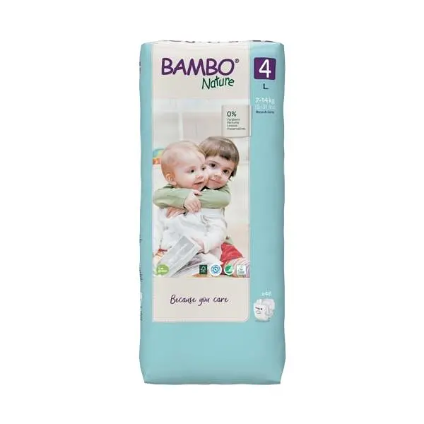 ЕКО Підгузки Bambo Nature Maxi Tall 4 (7-14 кг), 48 шт. Bambo Nature (19264) - фото 2