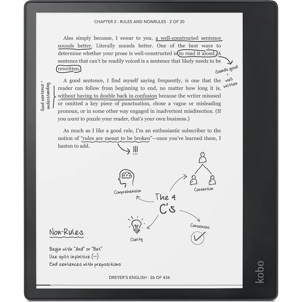 Електронна книга Kobo Elipsa Pack Black (N604-KU-BK-K-BU) [162438] - фото 2