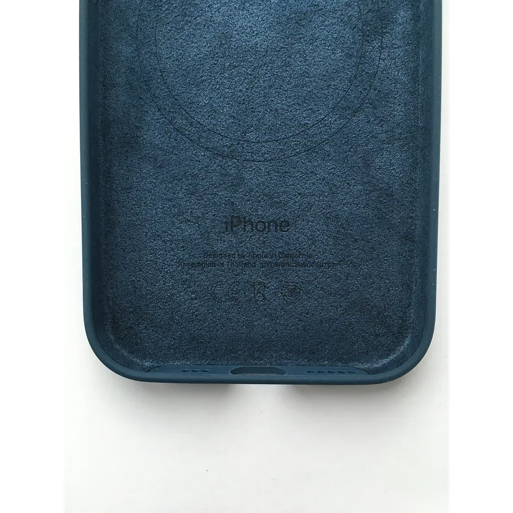 Оригінальний силіконовий чохол Apple Silicone Case MagSafe для iPhone 14 Plus (6.7") Storm Blue MPT53ZE/A - фото 9
