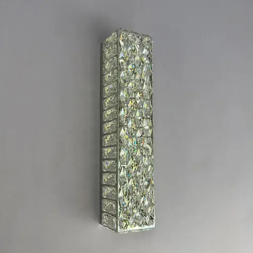 Стильный настенный LED светильник для кухни и гостиной Linisoln 595-520 CH хром стекло 52 см 55W 3 режима - фото 4