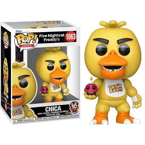 Фігурка Funko Pop П'ять ночей з Фредді Чіка Five Nights at Freddy's Chica 10 см FP FNAF C 1063 - фото 1