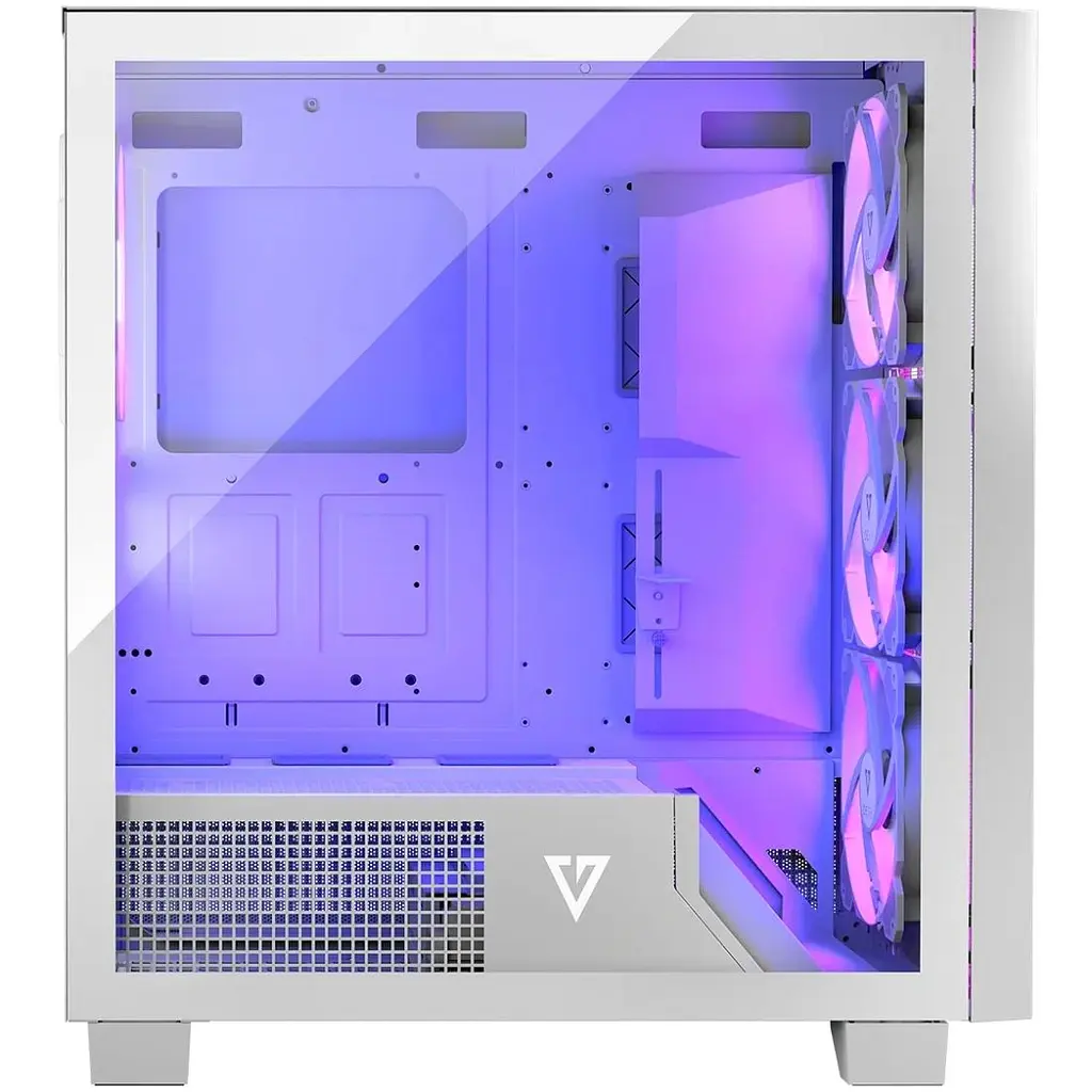 Корпус Modecom VOLCANO PERUN APEX ARGB MIDI WHITE 4x140 мм fans USB 3.0x2+TYPE-C без БЖ ATX (AT-PERUN-4F-ARGB-20-00000) - фото 5