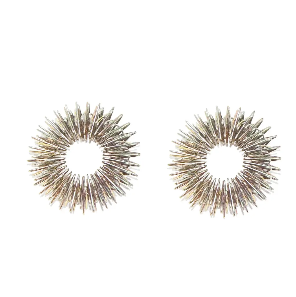 Массажный набор Су Джок терапии, шарик и кольца для рук и пальцев, универсальный тренажёр для массажа - фото 3