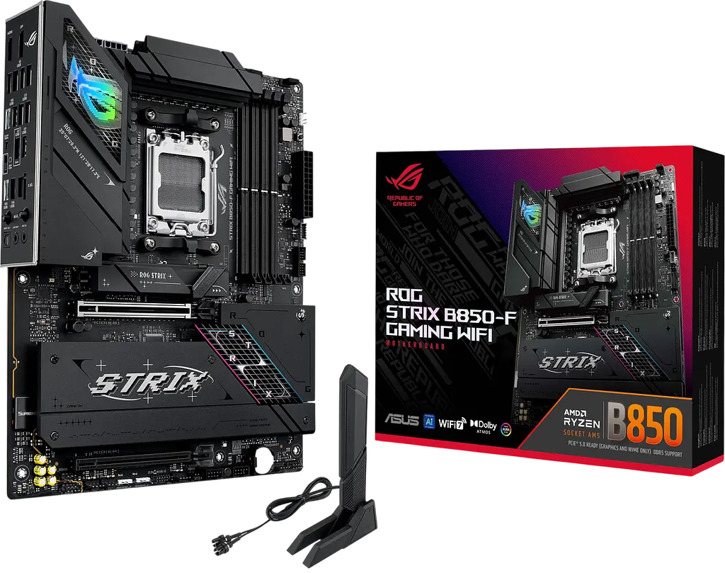 Материнcька плата Asus B850-F ROG Strix Gaming Wi-Fi Socket AM5 (ROG STRIX B850-F GAMING WIFI) - фото 5