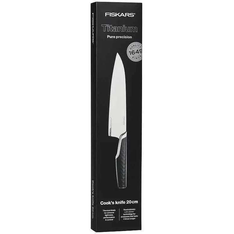 Ніж для шеф-кухаря Fiskars Titanium 20  см (1027294) - фото 2
