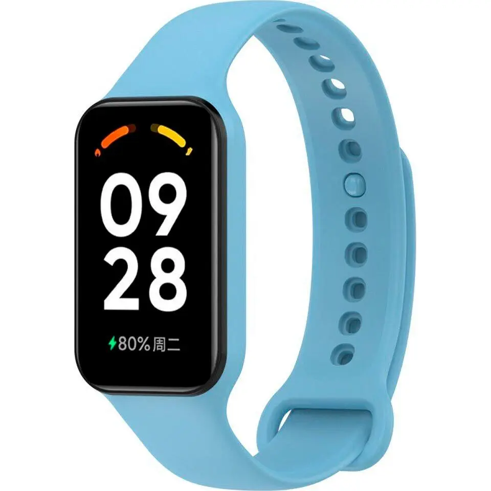 Ремінець ArmorStandart Silicone для Mi Band 8 Active / Redmi Smart Band 2 Light Blue [ARM73999] [103395] - фото 4