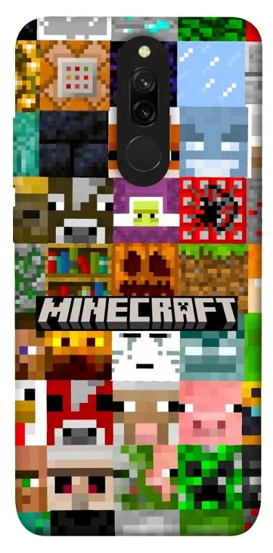 Чохол Demsky Minecraft collage для Xiaomi Redmi 8