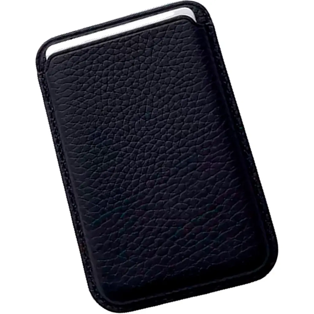 Гаманець iLera Apple NAPA Leather Wallet 1.0 with MagSafe Black (iLNPW10Bl) [104100] - фото 2