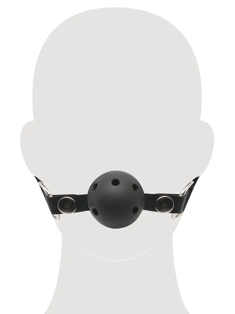 FFSLE Breathable Ball Gag Blac - фото 4