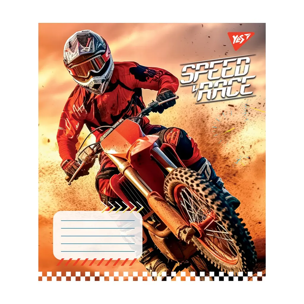 Зошит Yes Speed race А5 36 аркушів клітинка (767337), в асортименті - фото 4