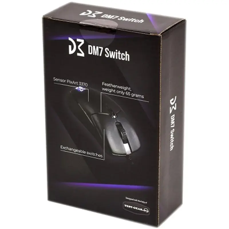Мишка Dream Machines DM7 Switch Kailh PA 3370 Black (DM7_SWITCH) - фото 8