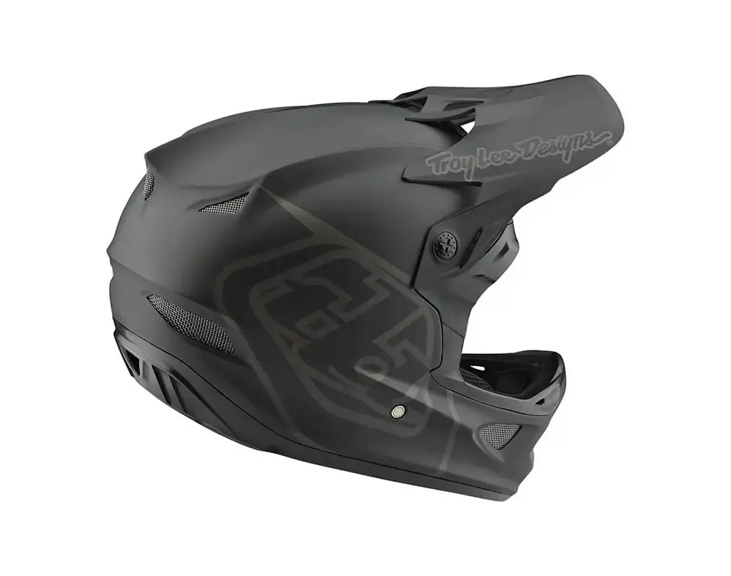 Велошлем Troy Lee Designs D3 Fiberlite Mono Black XL (1106-198002205) - фото 2
