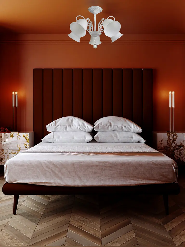 Люстра потолочная Brille в спальню E27 60W WH (LK-686C/5) - фото 4