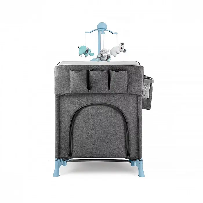 Ліжечко-манеж Kiderkraft Joy Blue - фото 6