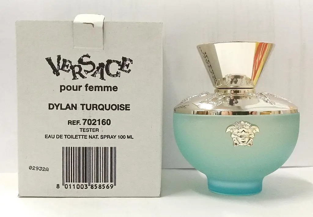 Оригінал Versace Dylan Turquoise pour Femme 100 мл ТЕСТЕР туалетна вода - фото 2