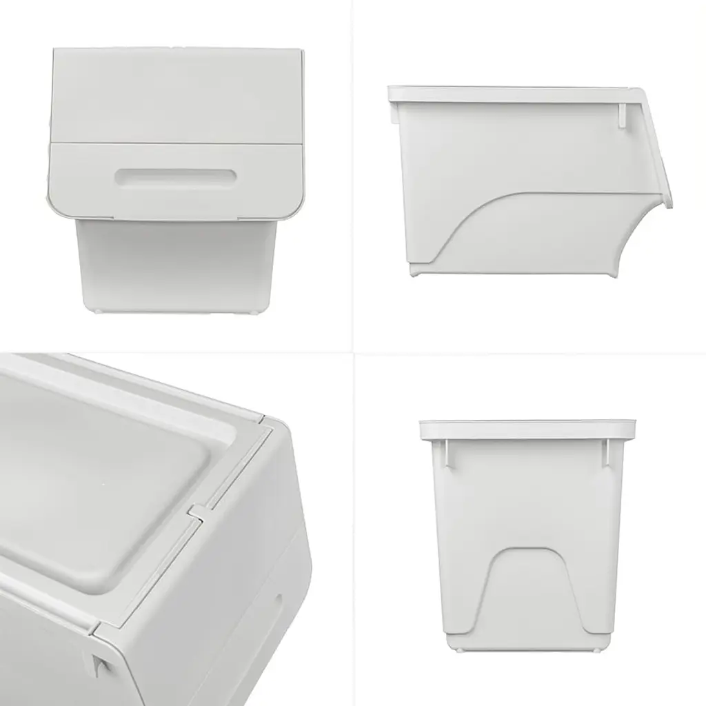Білий контейнер для зберігання 45.5x28.5x31cm SW-00002421 - фото 4
