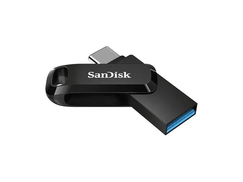 USB флеш накопичувач SanDisk 256 GB Ultra Dual Drive Go USB 3.0/Type-C Black (SDDDC3-256G-G46) - фото 4