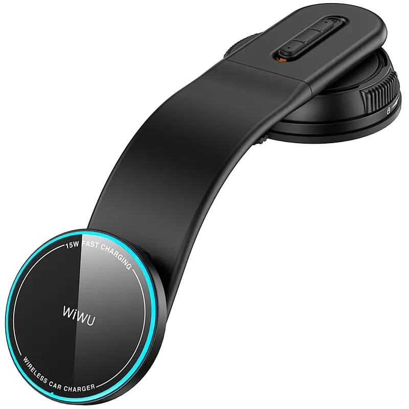 Автотримач із БЗУ CH-327 Universal Automatic 15W Black Wiwu teh0029280