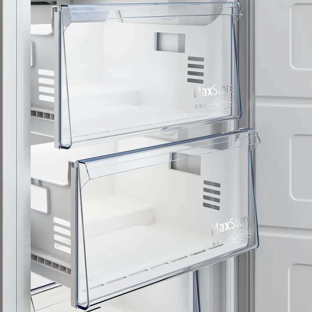 Beko Морозильна камера Beko, 187x60x71, 286л, 1дв., E, NF, нержавіюча сталь - фото 8