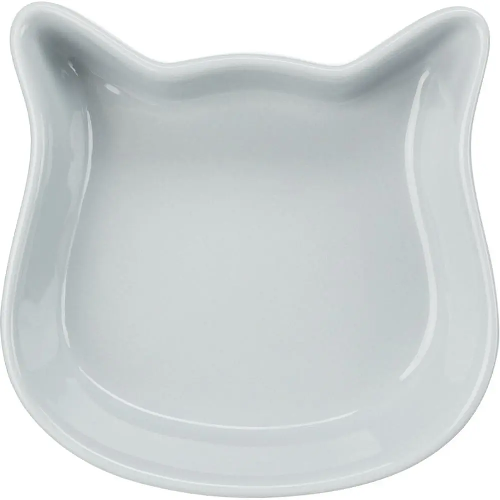 Миска Trixie для кішок керамічна у формі котячої голови, 0,25 л, 12 х 12 см - фото 3