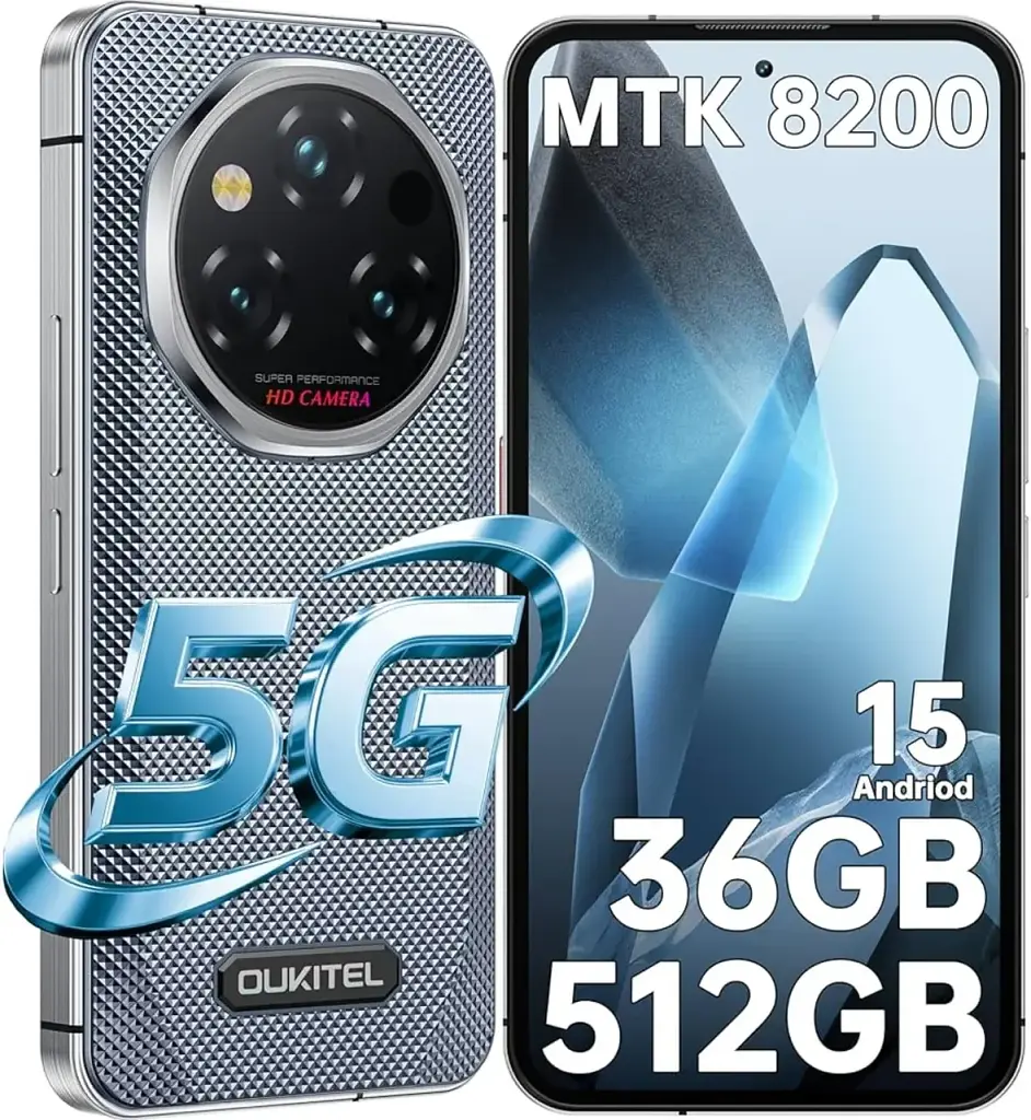 Смартфон Oukitel WP210 5G 12/512Gb Gray Global version - фото 2