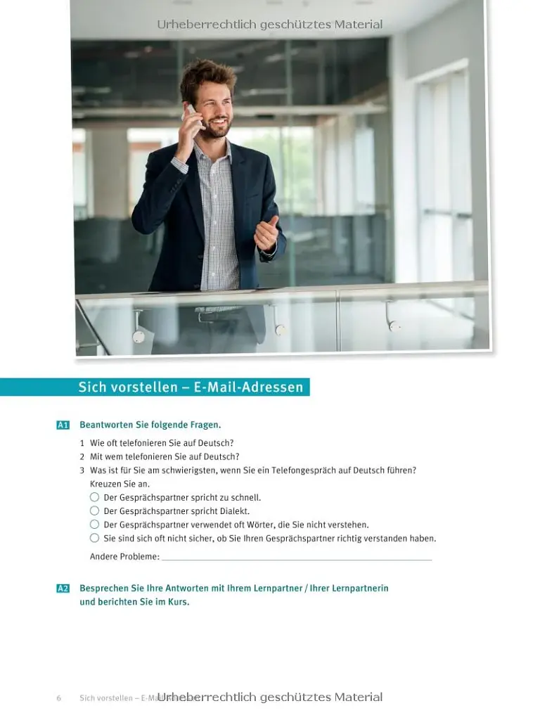 Menschen im Beruf. Telefontraining. Kursbuch + CD - фото 4