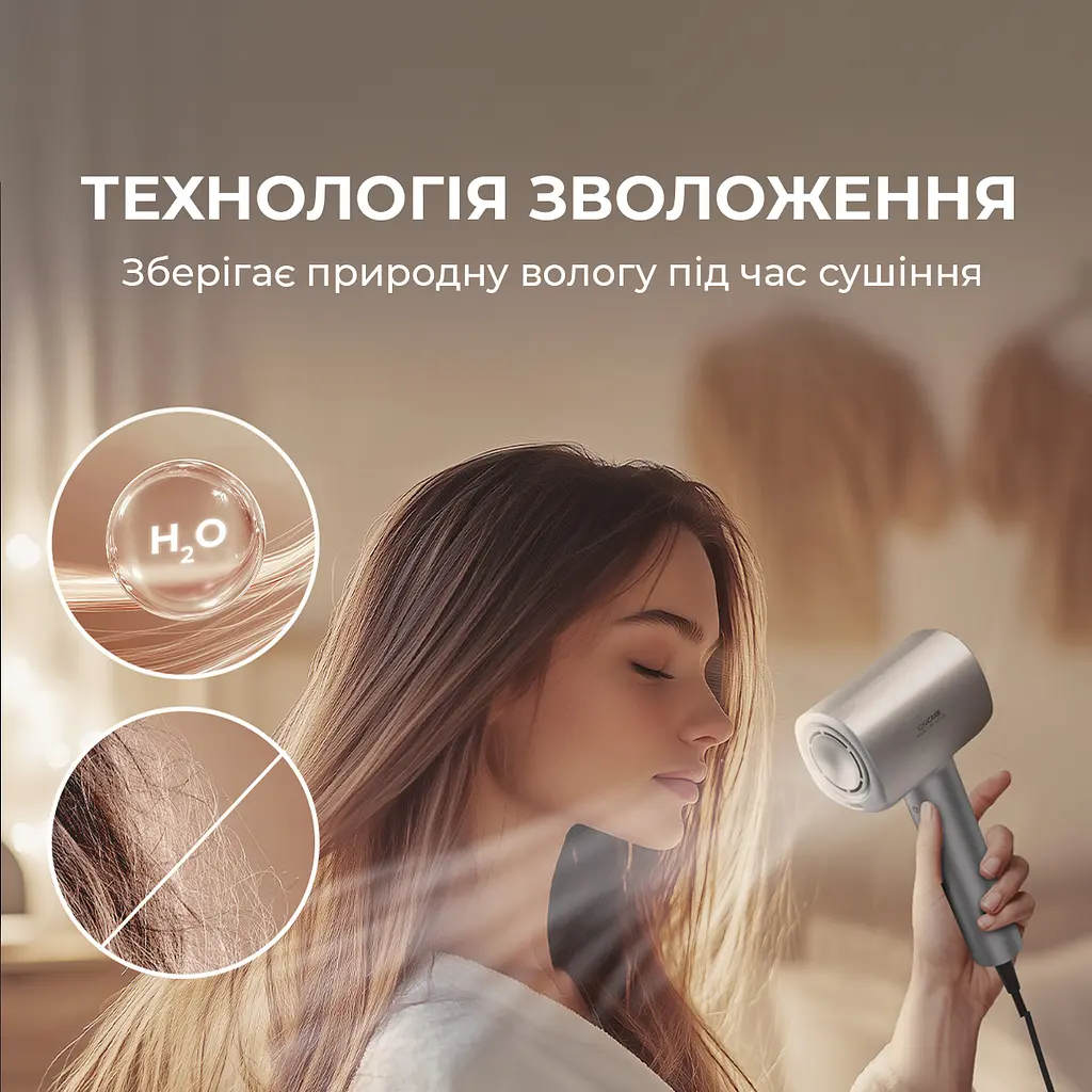 Фен CECOTEC DryGlam Nano Plasma Blue - фото 10