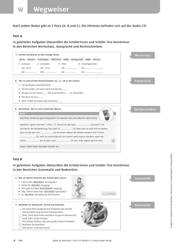 Dabei! A2 Testtrainer mit Audio-CD - фото 2