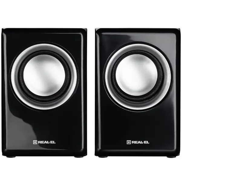 Колонки для комп'ютера REAL-EL S-215 2.0 Black - фото 8