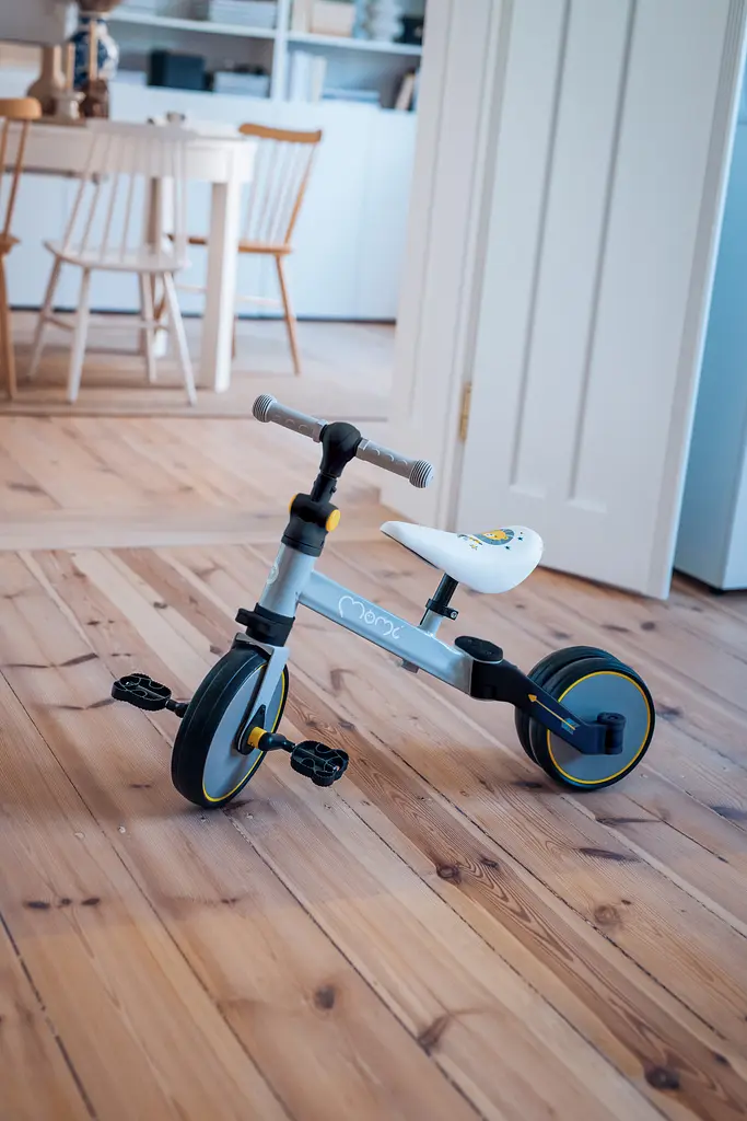 Дитячий біговел-велосипед MoMi LORIS 4 в 1, рожевий (ROBI00039) - фото 4