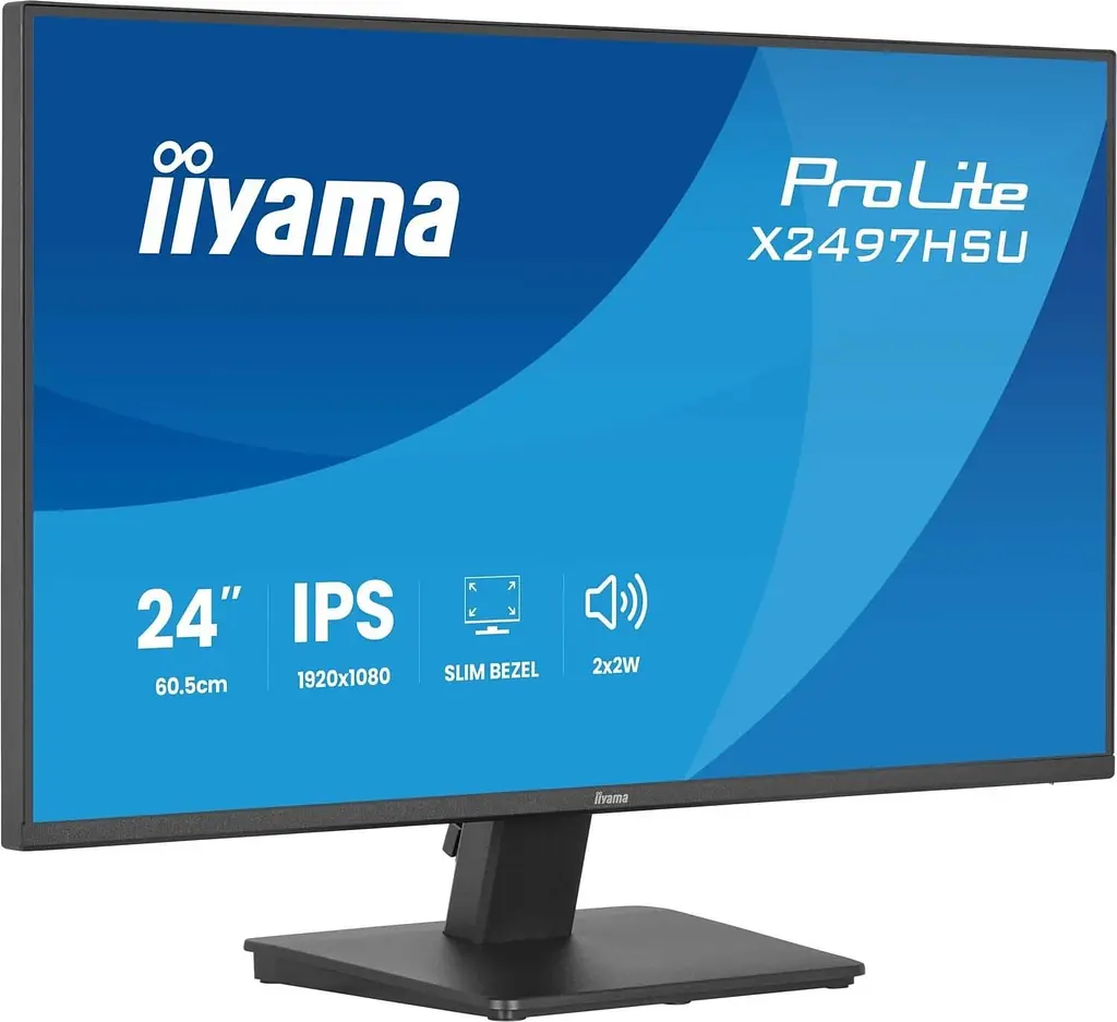 Монітор Iiyama 23.8" X2497HSU-B1 FHD IPS 120Hz (X2497HSU-B1) - фото 2