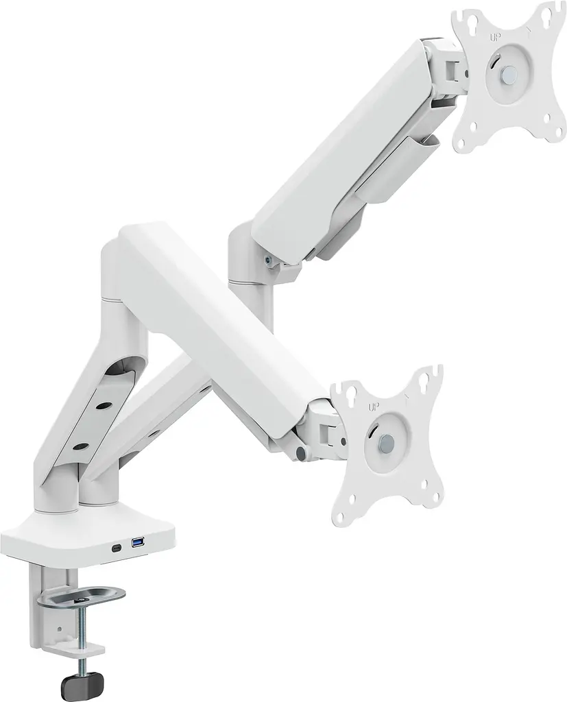 Кріплення настільне для двох моніторів OfficePro 17-35" White (MA452W) - фото 5