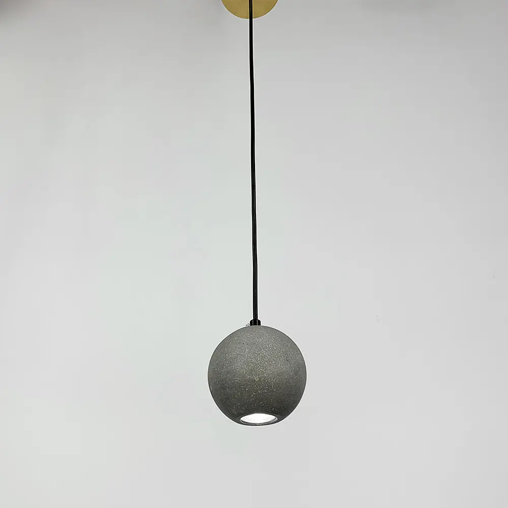 Підвіс MOON CONCRETE у вигляді сірої бетонної кулі Line.F MJ 169-100 GR - фото 3