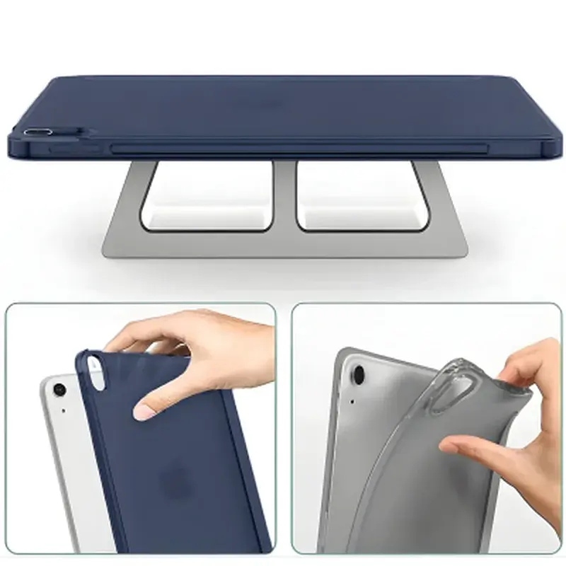 Чохол до планшета BeCover Tri Fold Hard Apple iPad Air 11" M4 2026 Deep Blue (715243) - фото 5
