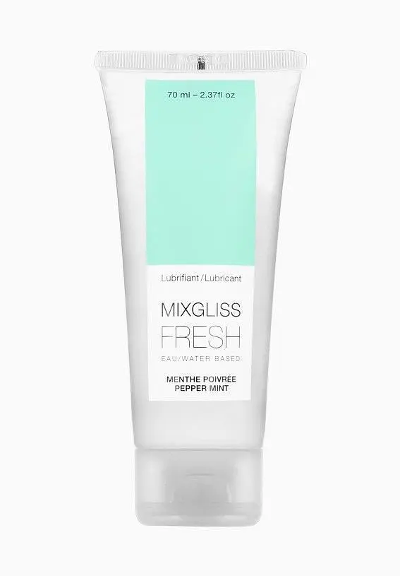 Лубрикант MixGliss FRESH Pepper mint на водній основі, 70 мл мʼята