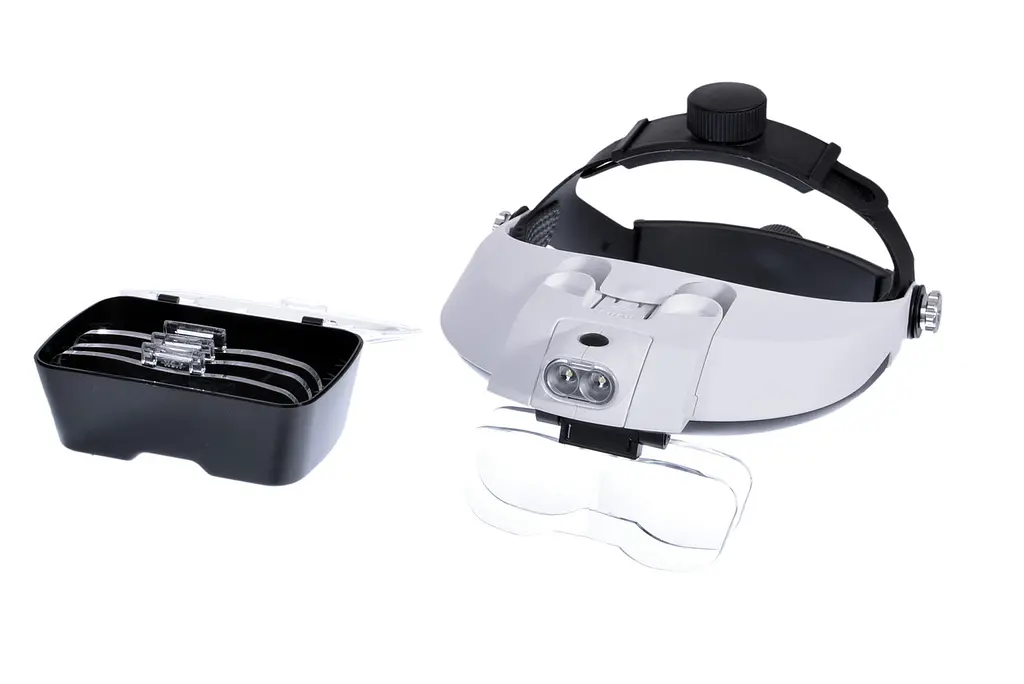 Лупа бінокулярна з Led підсвічуванням 1X 3.5 X збільшення Magnifier 81001-H - фото 4