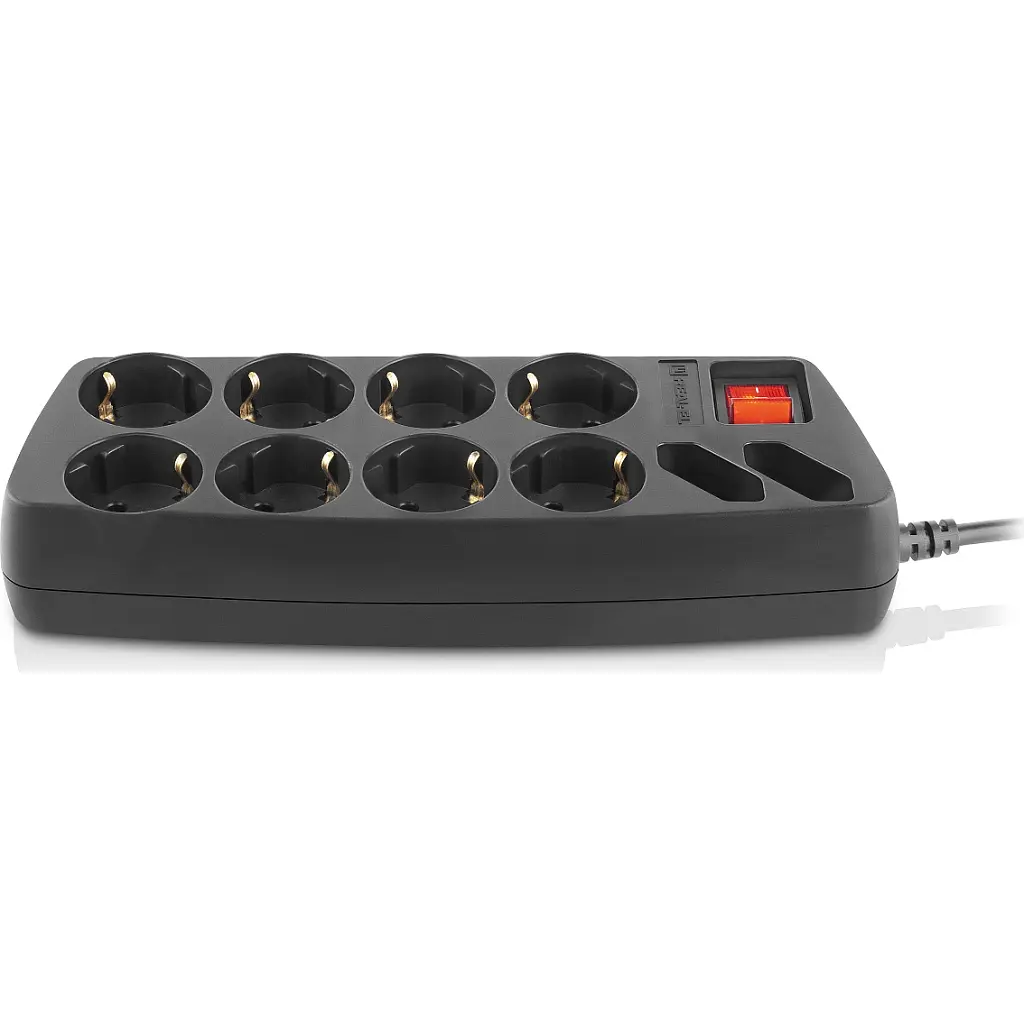 Мережевий фільтр живлення REAL-EL RS-10 Protect, 3m, black (EL122300039) - фото 4