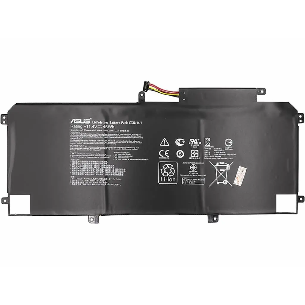 Акумулятор до ноутбука ASUS Zenbook UX305 (C31N1411) 11.4V 45Wh (NB430901) - фото 2