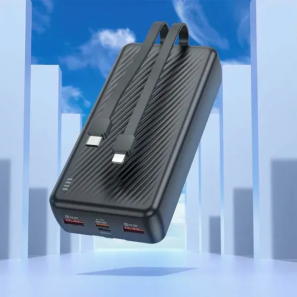 Портативная батарея Power Bank Borofone BJ57A 20000mAh Graceful 22.5W+PD20W (Черный) - фото 4