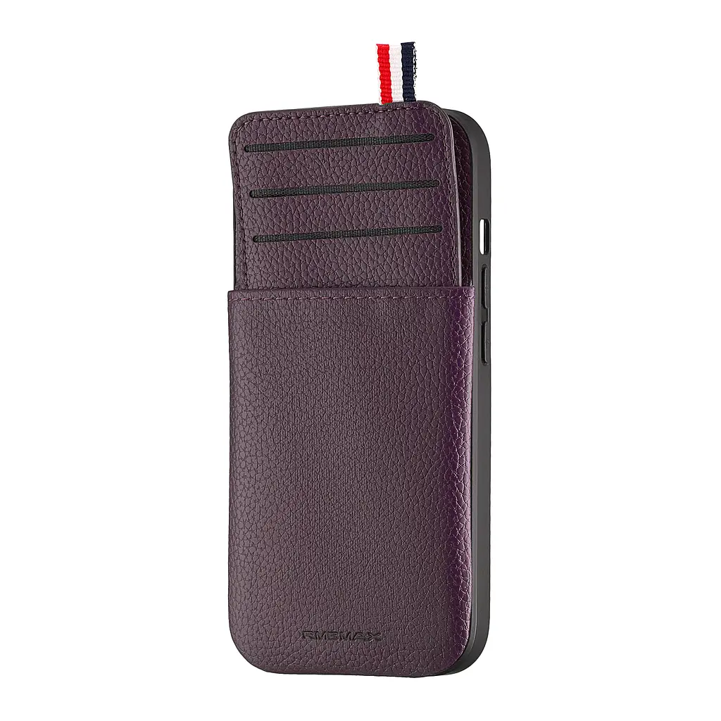 Чохол Jinduka Leather Pocket iPhone 15 Purple - фото 4