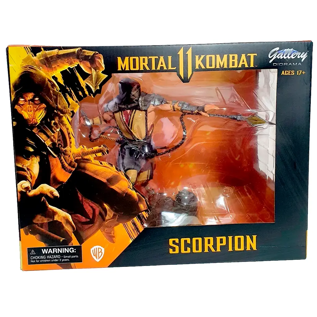 Фігурка Gallery DLX Scorpion Mortal Kombat Скорпіон 20 см WST G S MK - фото 4
