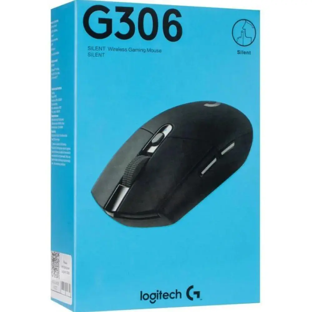 Миша бездротова G306 Wireless чорна - фото 2