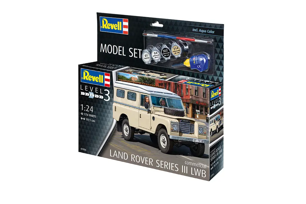 Збірна модель-копія Revell Автомобіль Land Rover Series III LWB 1:24 (RVL-67056) - фото 10