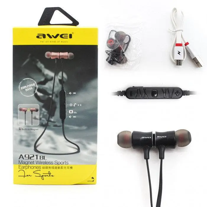 Наушники Awei Bluetooth A921bl - фото 2
