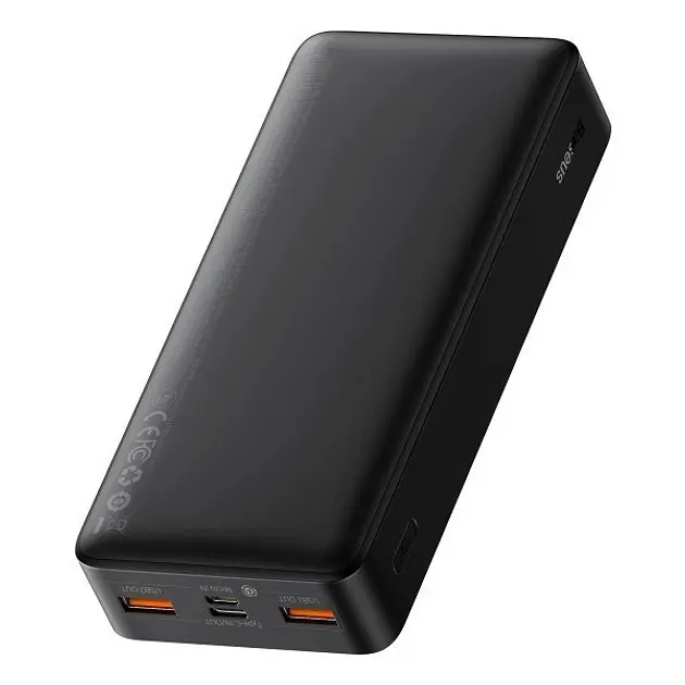 Аккумулятор внешний Повербанк Baseus Bipow 20000 mAh 22.5W powerbank PPXD20 черный - фото 3
