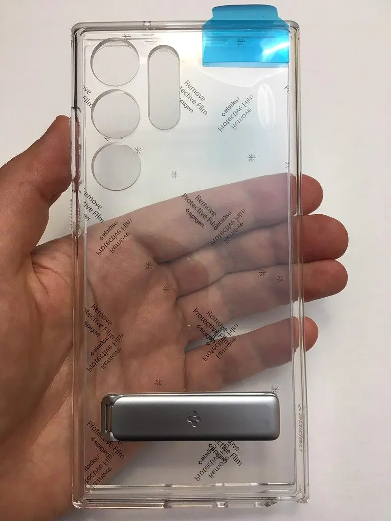 Протиударний чохол для Samsung Galaxy S23 Ultra Spigen Slim Armor Essential S Clear ACS05642 Прозорий - фото 7
