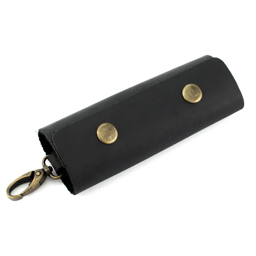 Подарочный набор мужской в коробке Handycover №43 (черный) ключница, обложка на ID паспорт - фото 7