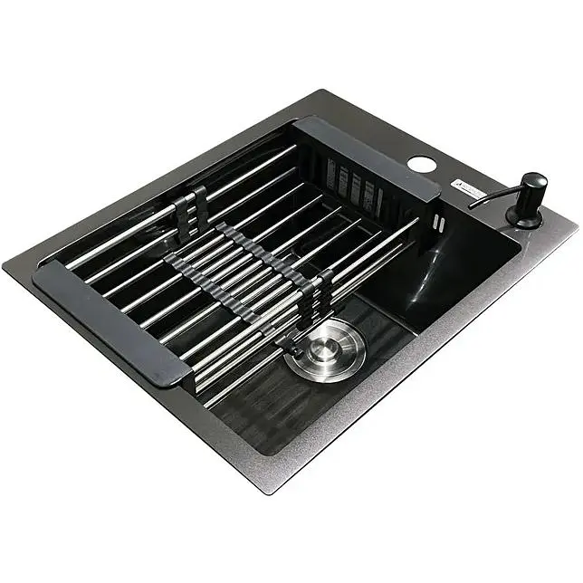 Кухонна мийка Romzha Arta U-350S BL - фото 5